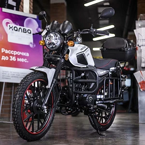 Мопед ROCKOT ALPHA TOURIST M-12 (белый глянцевый)
